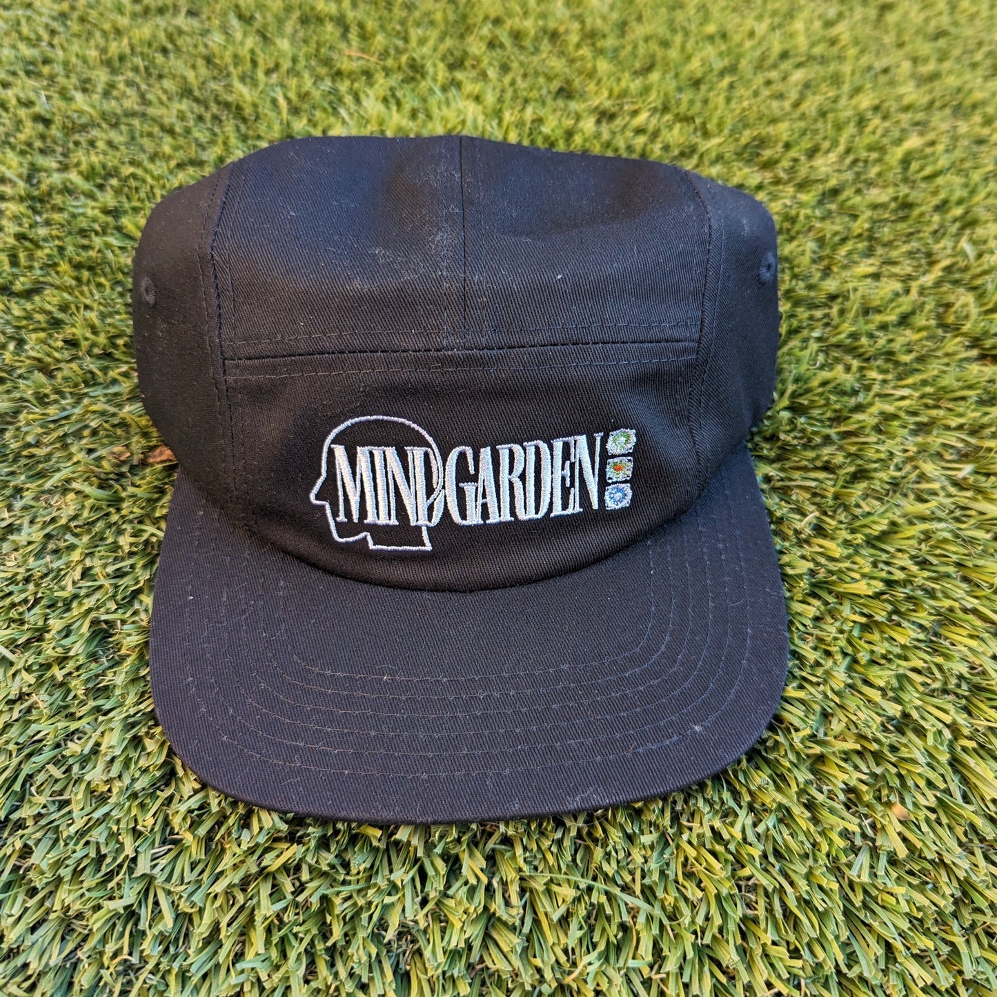 Mind Garden Black 5 Panel Hat