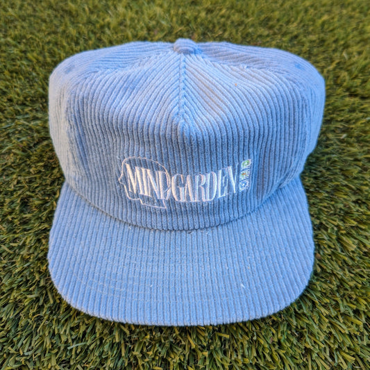 Blue Corduroy Trucker Hat