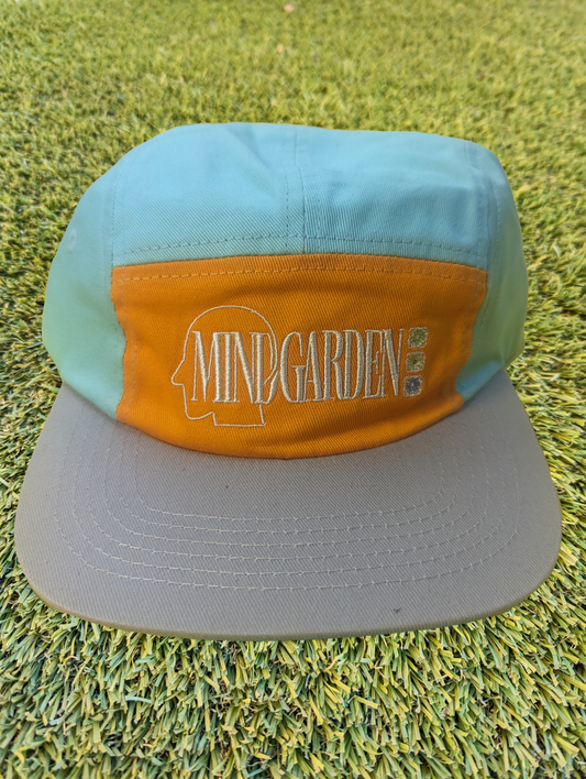Mind Garden Orange 5 Panel Hat